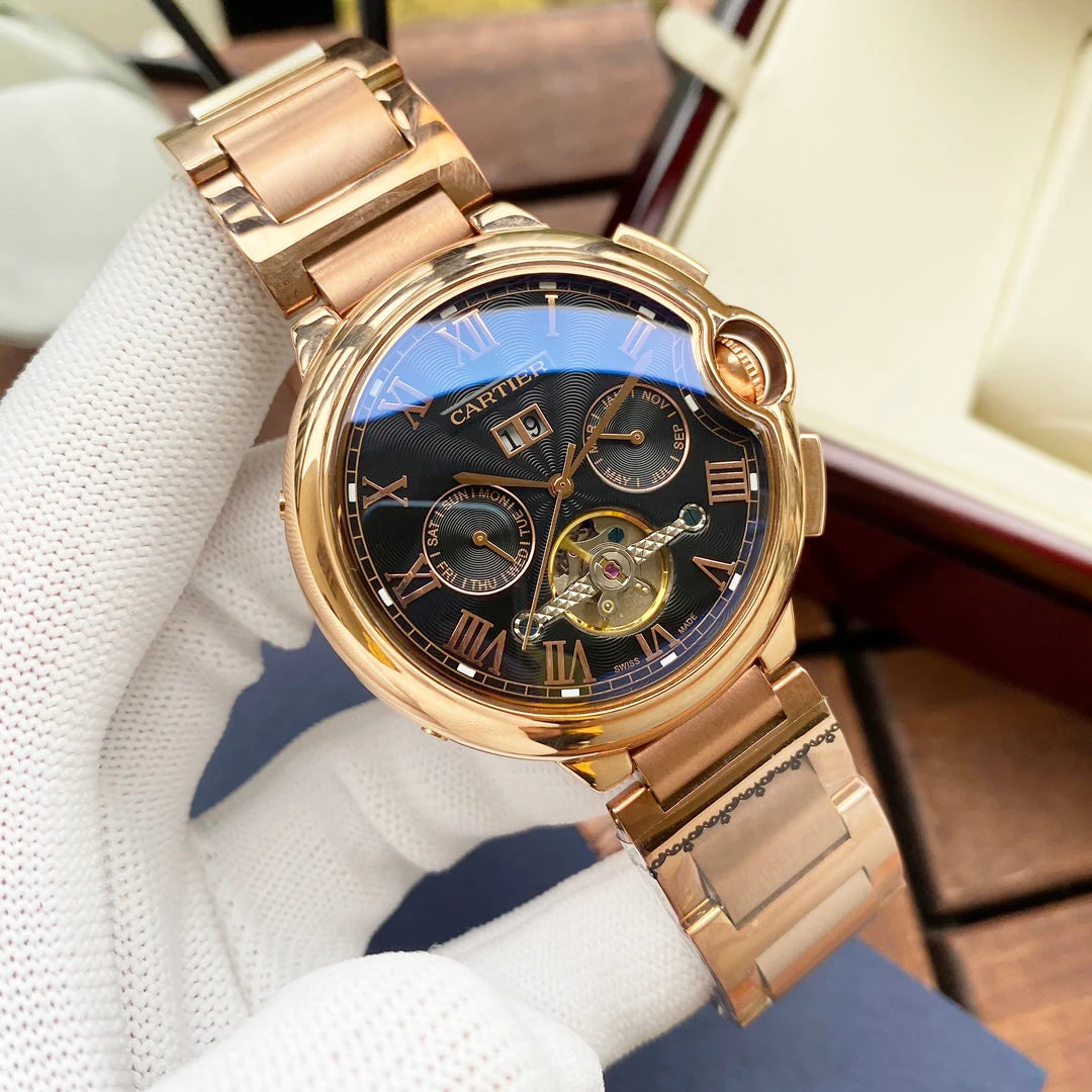 Cartier Watch Ballon Bleu 44mm Pink Gold
