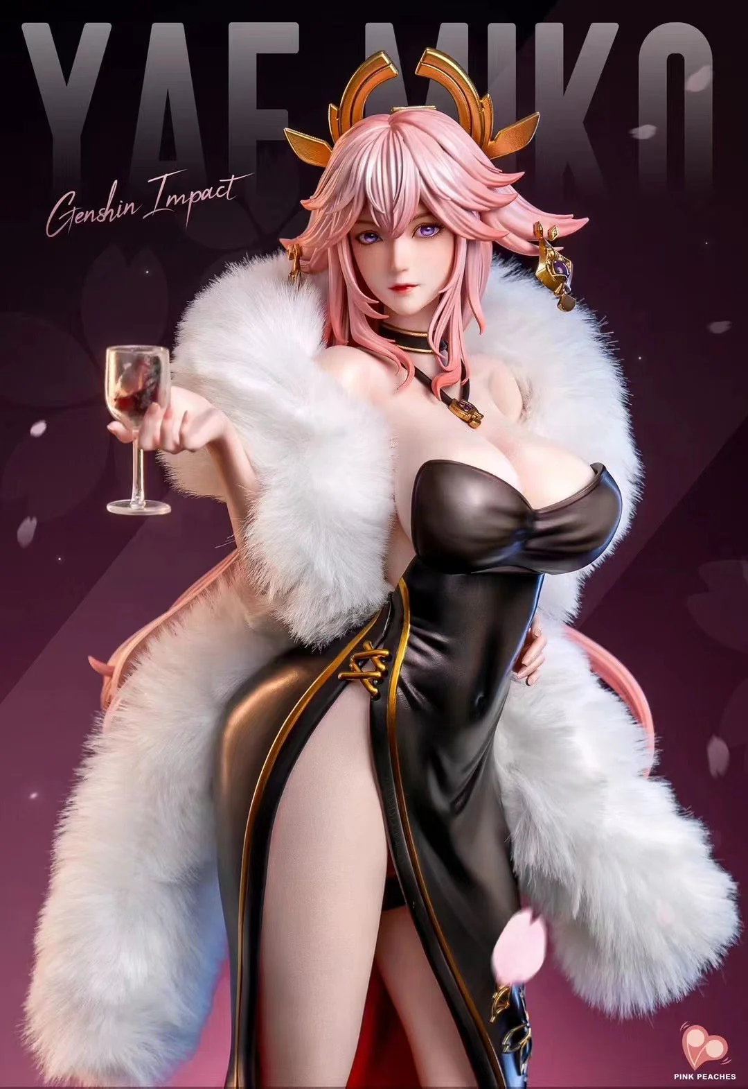 Pink Peaches Studio - Genshin Impact Yae Miko (Eveningwear Series) | 原神 八重神子 (礼服系列)