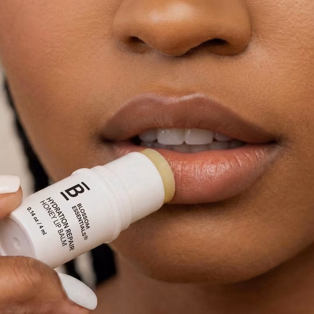 Blossom Essentials  Hydration Repair Honey Lip Balm - Manuka Honey Lip Treatment for Dry, Chapped Lips