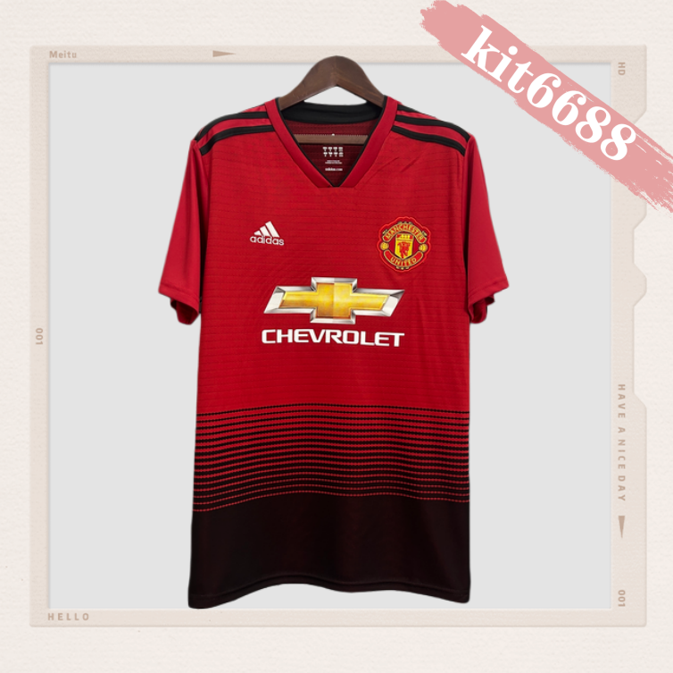 18/19  Manchester United  home ground Retro football  soccer  jersey