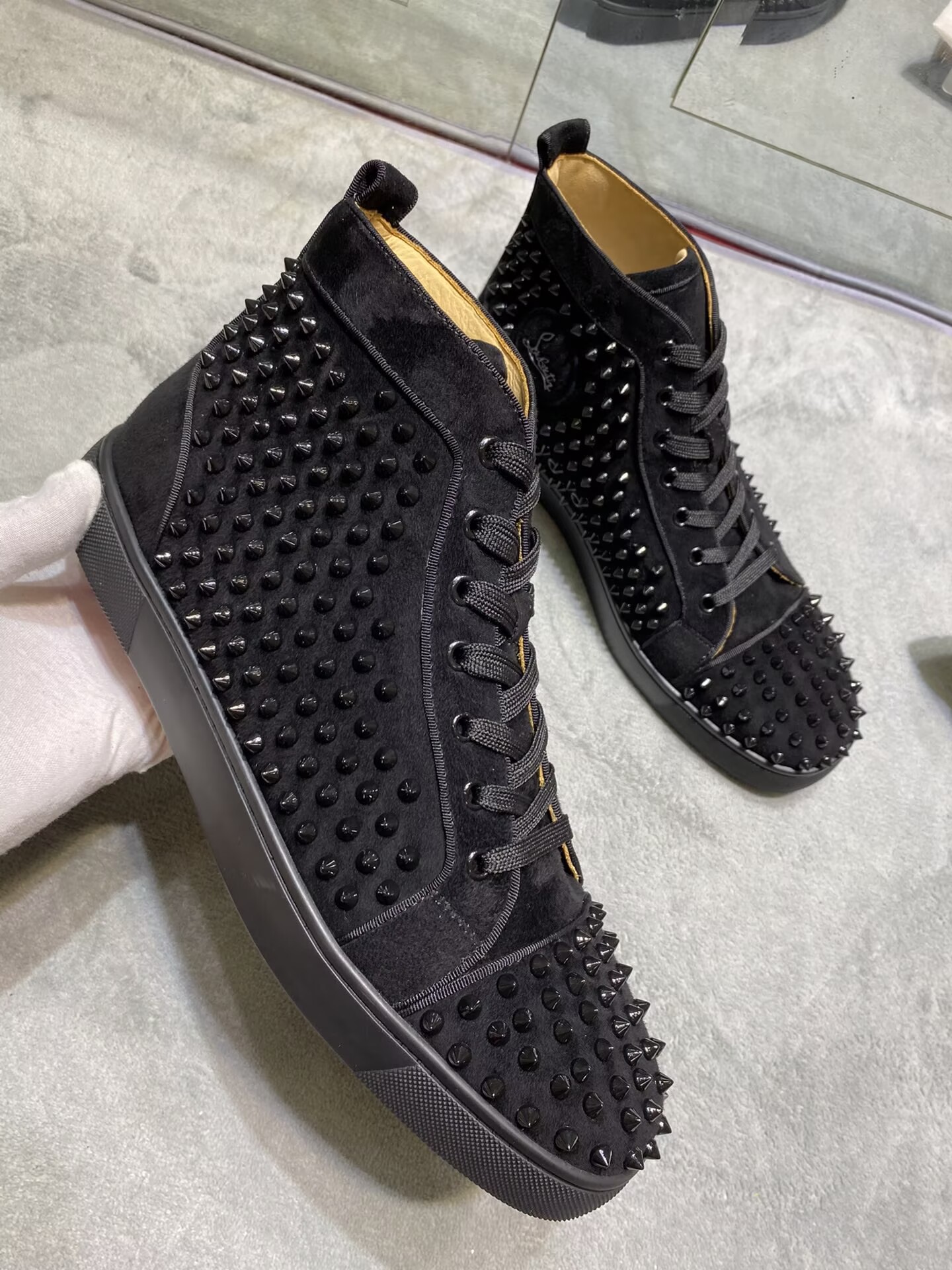 Christian Louboutin Red bottom High-Top - CCSHOES