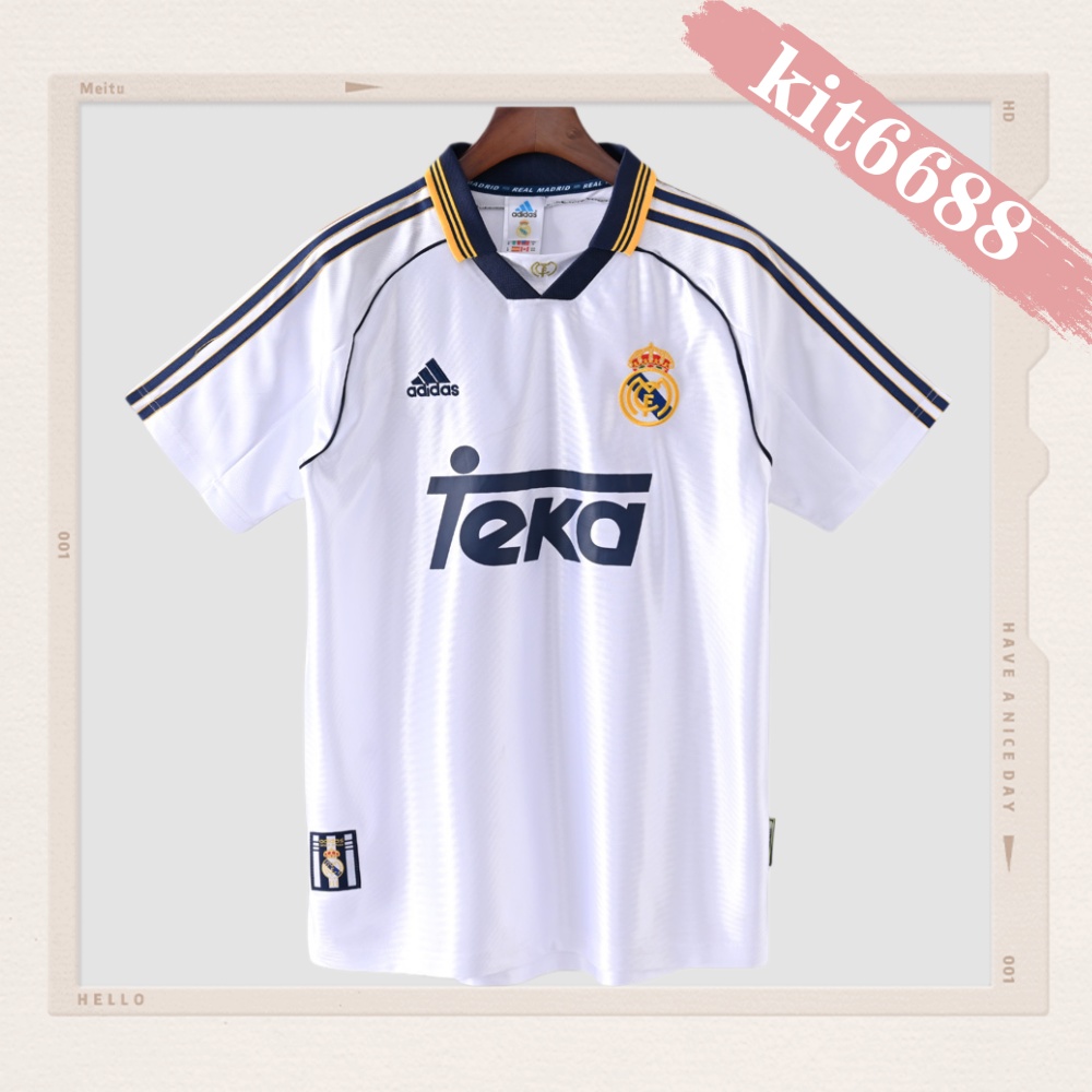 1998/2000 Real Madrid Home Retro Football Shirt