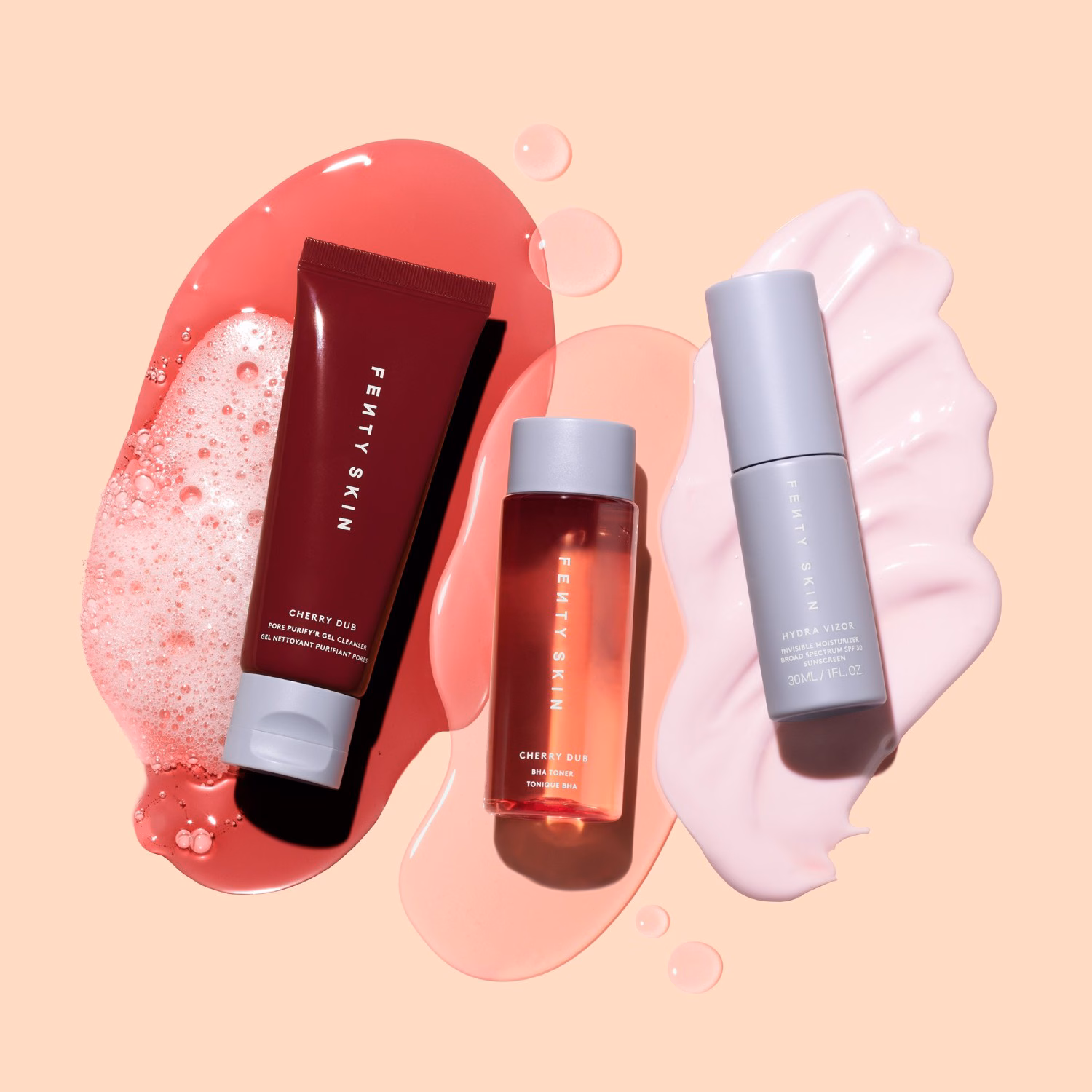 Travel-size start'r set: oily + combo skin edition