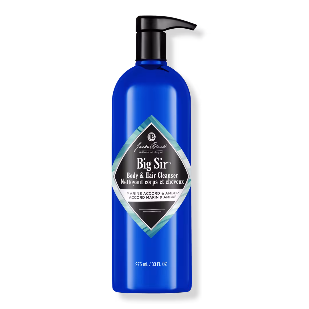 Jack Black  Big Sir Body & Hair Cleanser with Marine Accord & Amber