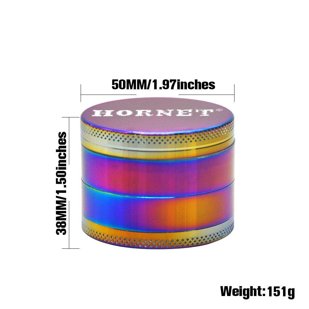 Rainbow Zinc Alloy Mill Weed Grinder