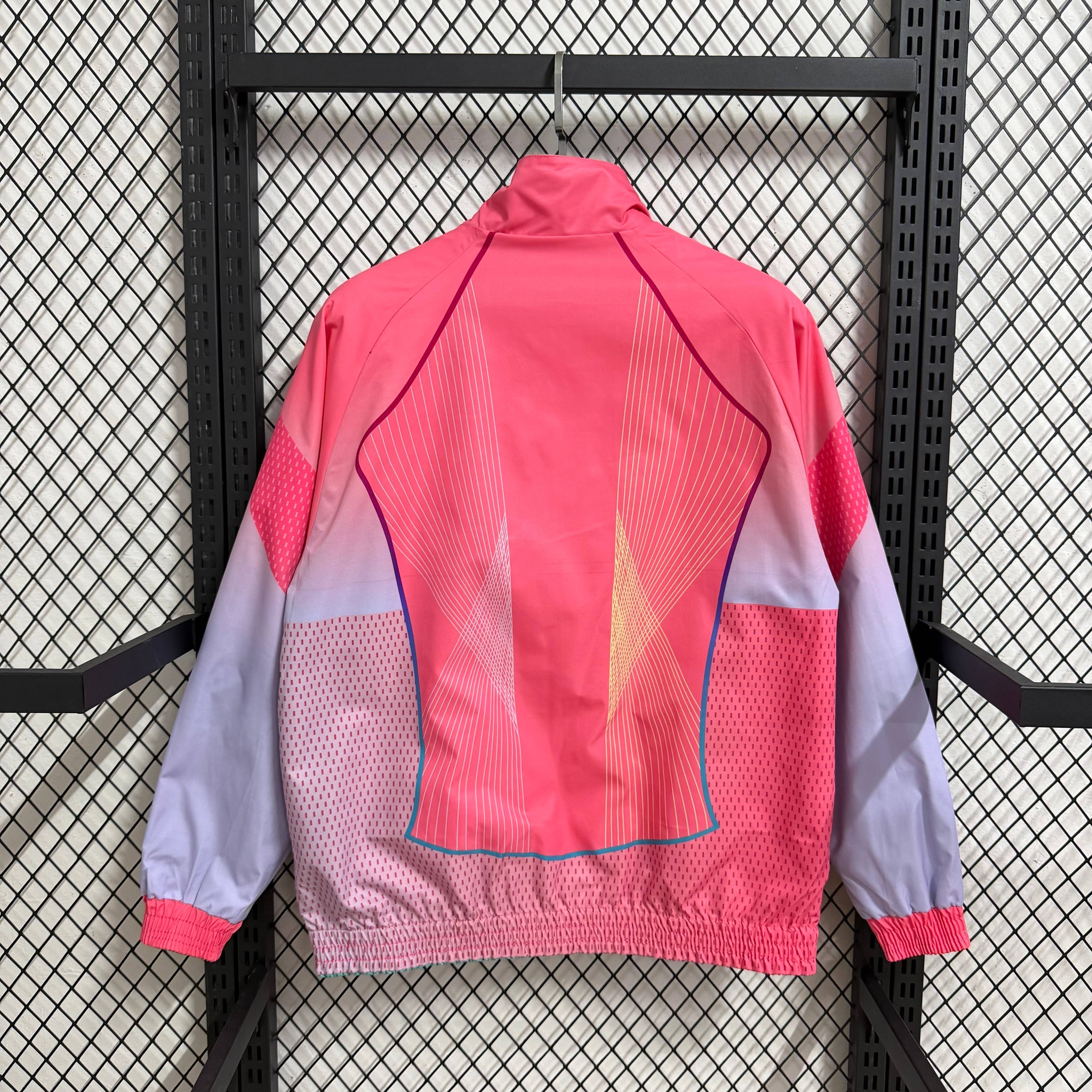 2025/2026 Barcelona special edition double-sided waterproof windbreaker