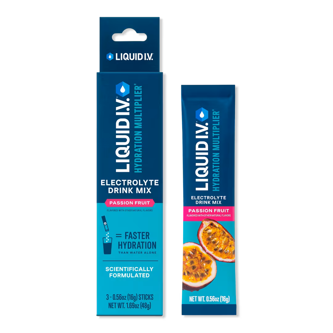 LIQUID I.V.  Hydration Multiplier Electrolyte Drink Mix Passion Fruit