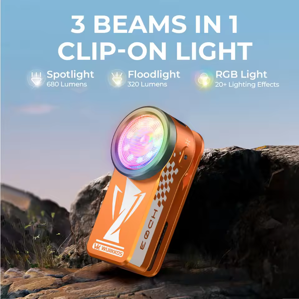 Wurkkos Limited EDC for FIFA World Cup 680-lumen USB-C Rechargeable Pocket Flashlight Spot Flood Portable EDC RGB Flashlight