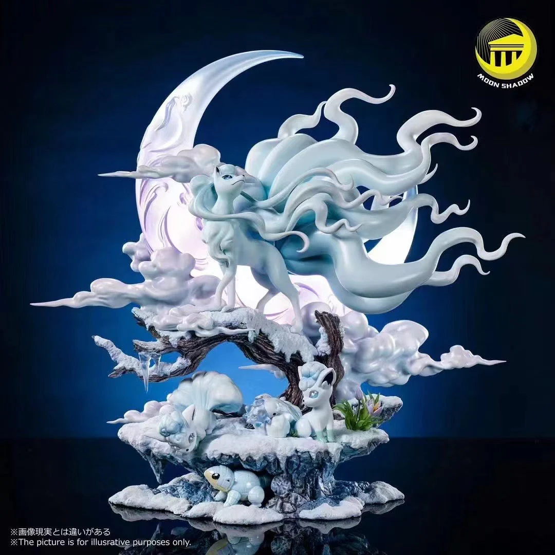 Moon Shadow Studio - Alolan Ninetales, Alolan Vulpix, Alolan Sandshrew, Snom | 冰九尾, 冰六尾, 穿山鼠, 雪吞虫