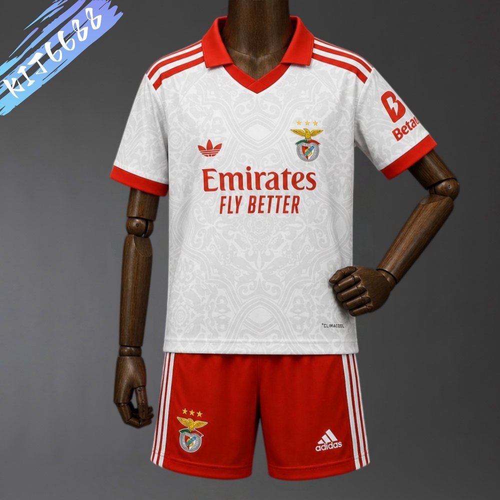 2026/2027 Benfica Football Club Second Away Football Shirt（Kids Kit socks）