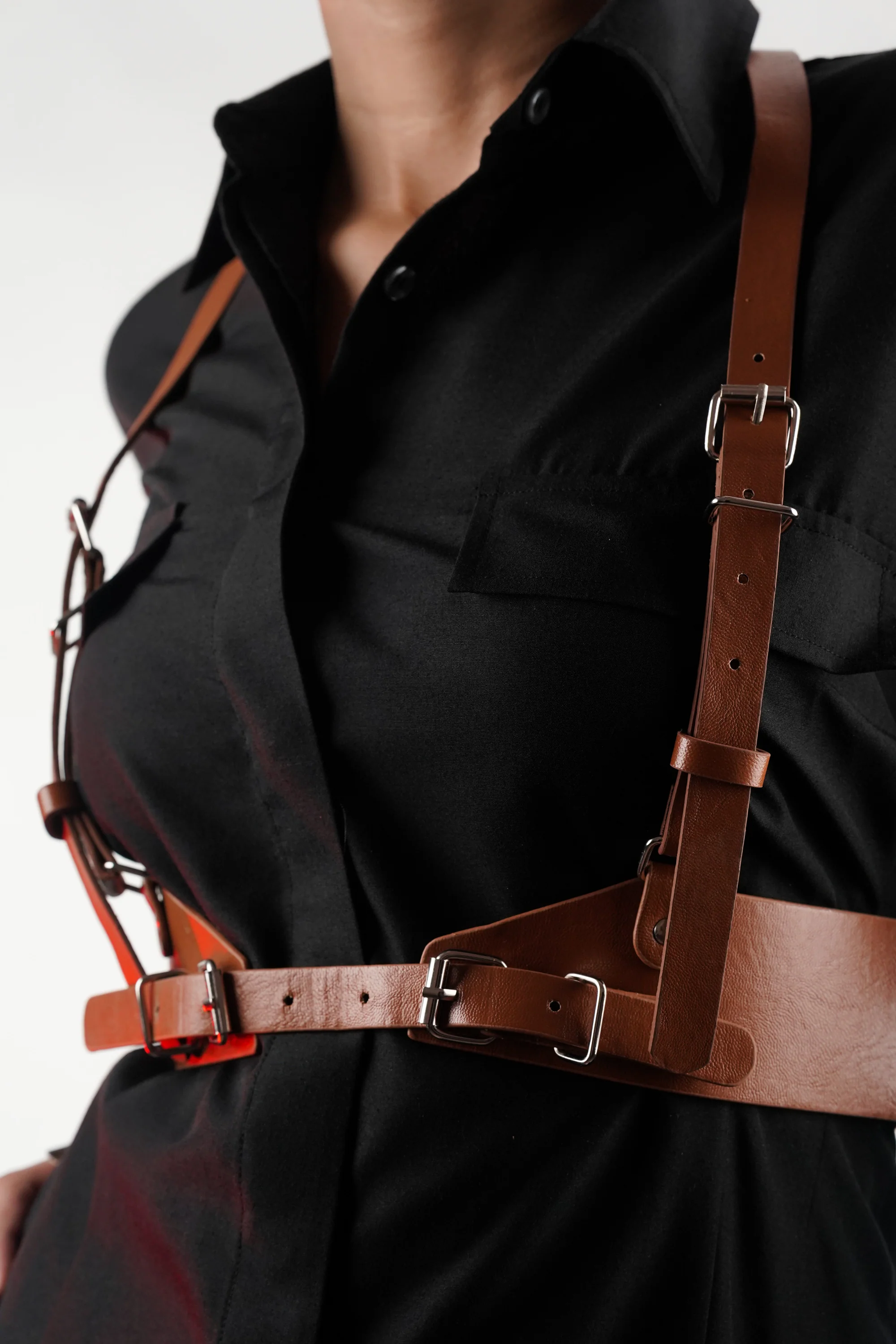 Harness Double Buckle Belt