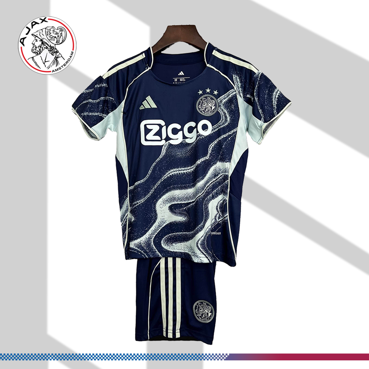 2025/2026 Ajax Away Football Shirt（Kids Kit socks）