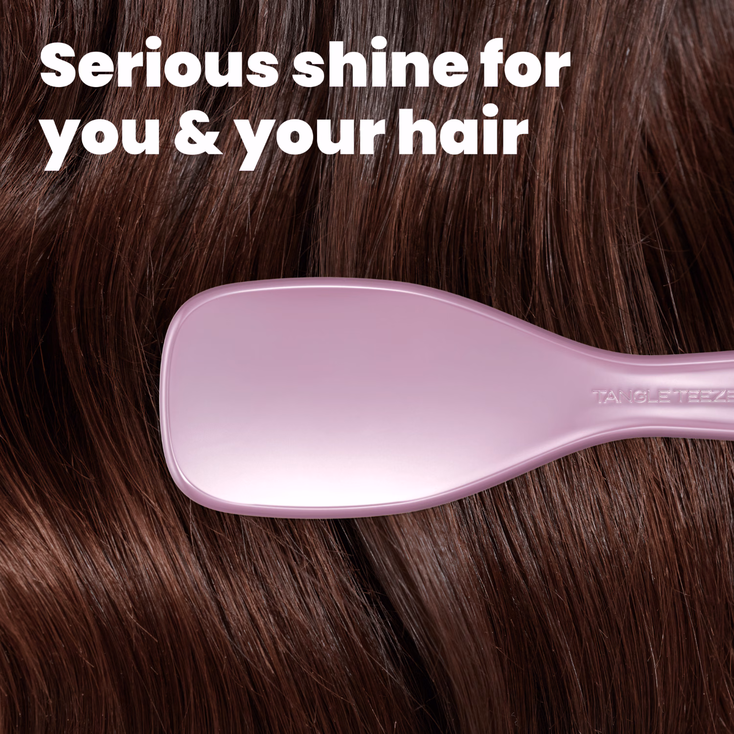 Ultimate Detangler Mini Chrome Satin Pink