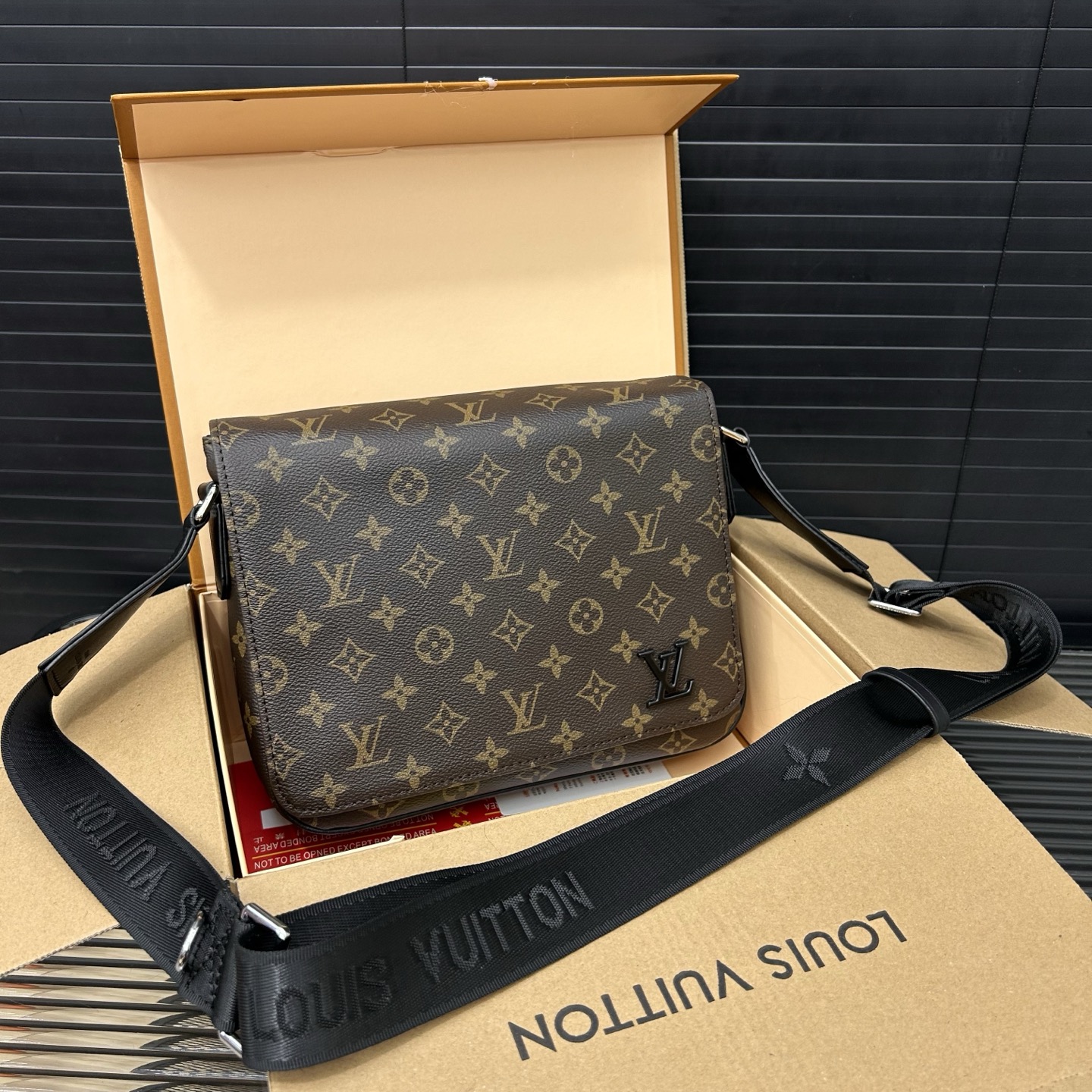 LV Flap Messenger Bag