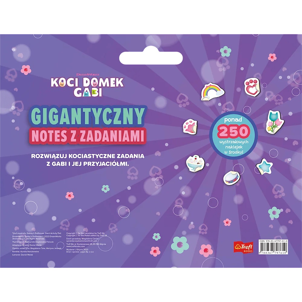 Książka Aktywizująca Koci Domek Gabi. Gigantyczny Notes Z Zadaniami