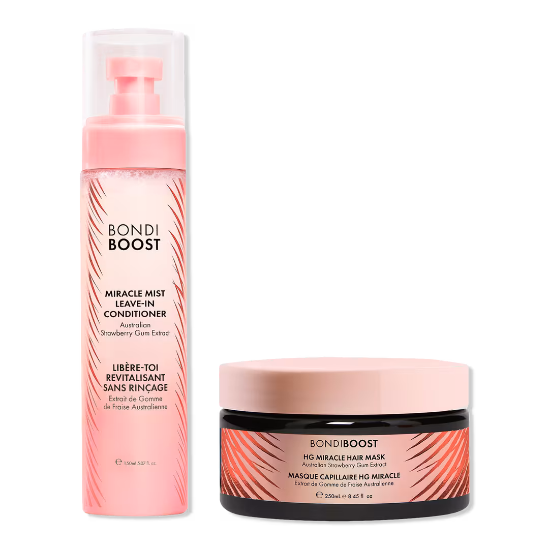 Bondi Boost  Strawberry Gum Glass Hair Duo for Shine & Heat Protection