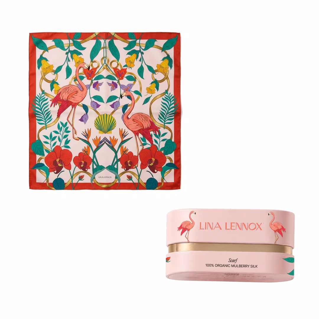 LINA LENNOX  Organic Silk Scarf