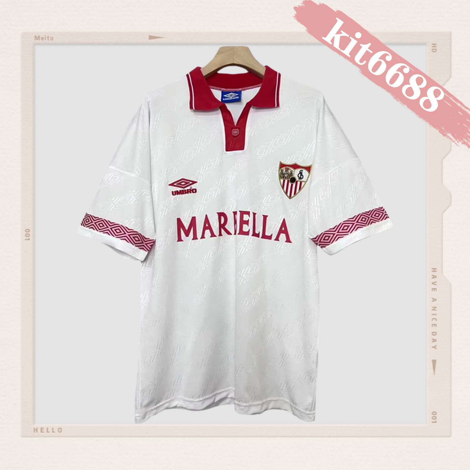 1994/1996 Sevilla Home Retro Football Jersey