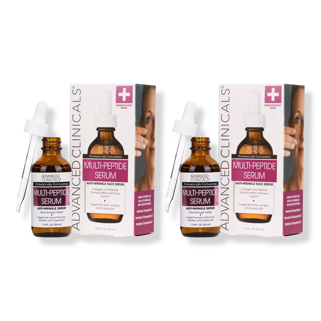 Advanced Clinicals  Anti Wrinkle Multi Peptide Face Serum