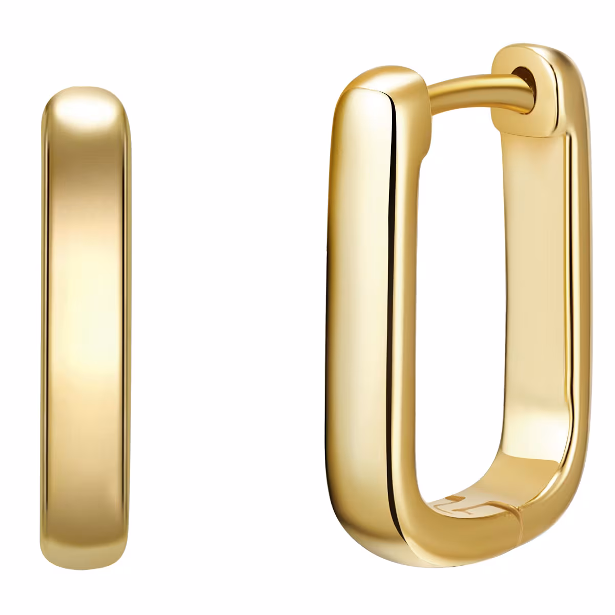 Creolen aus Sterling Silber in gelbgold