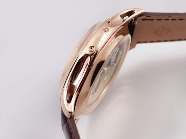 Replica Complications 5205R-011 Patek Philippe ANNUAL CALENDAR, MOON PHASES.  40 mm,Rose gold