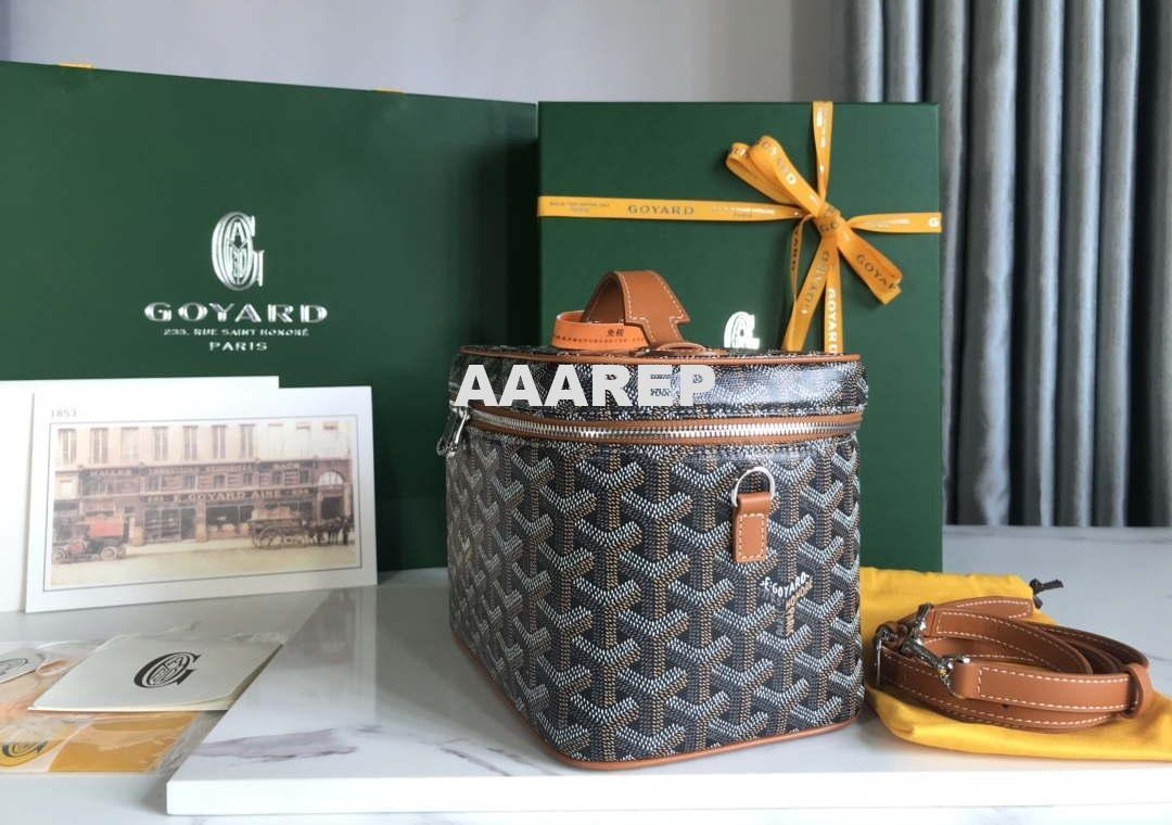 Replica Goyard MUSEVAPMLTY01CL03P Muse Vanity Case PM Bag Brown & Black
