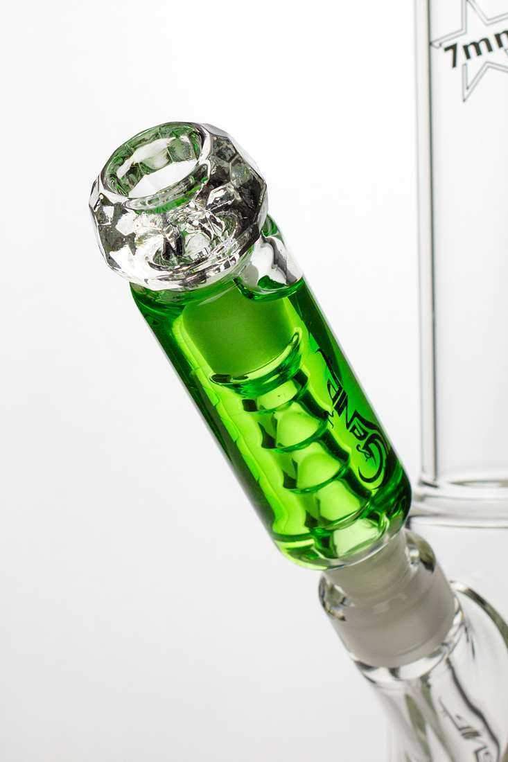 17 GENIE thick glass bong with liquid cooling freezer