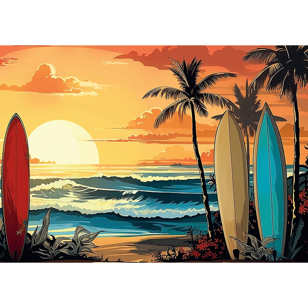 Puzzle 1000 El. Usa Collection: Surfing Sunset