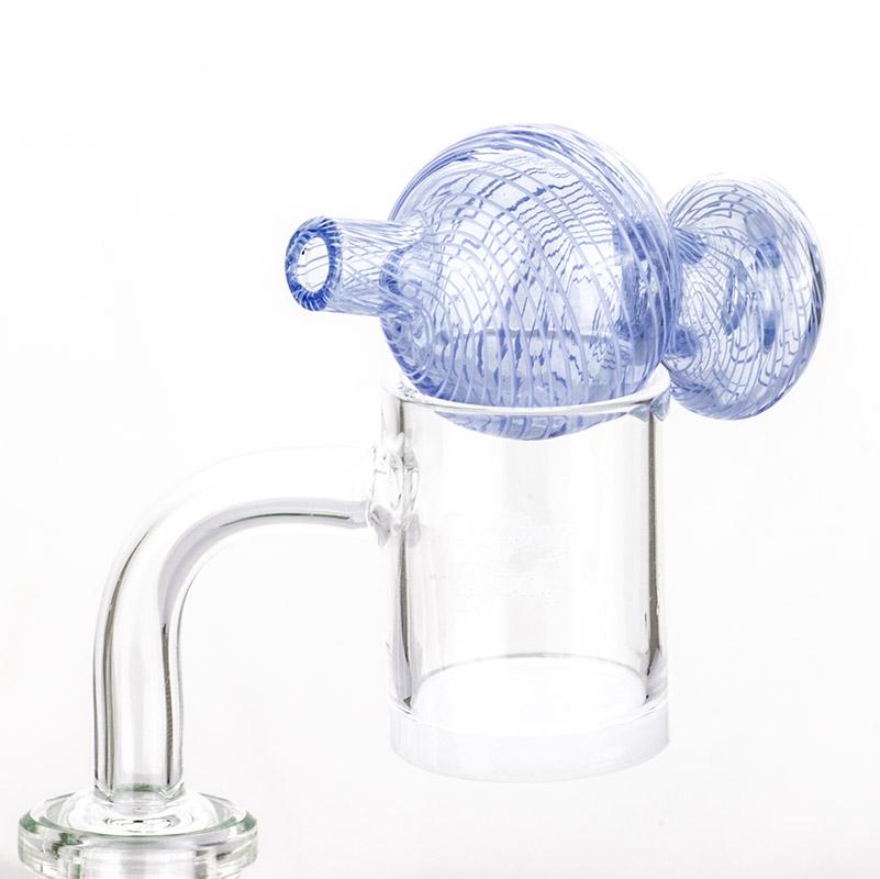 Spiral Glass Bubble Carb Cap (Random Color)