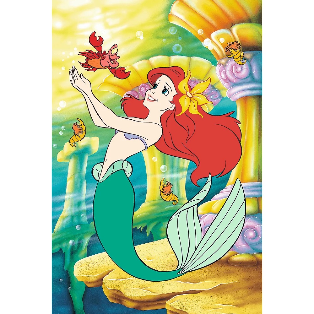 Puzzle Disney 160 El. 40-Lecie Trefl - Mała Syrenka