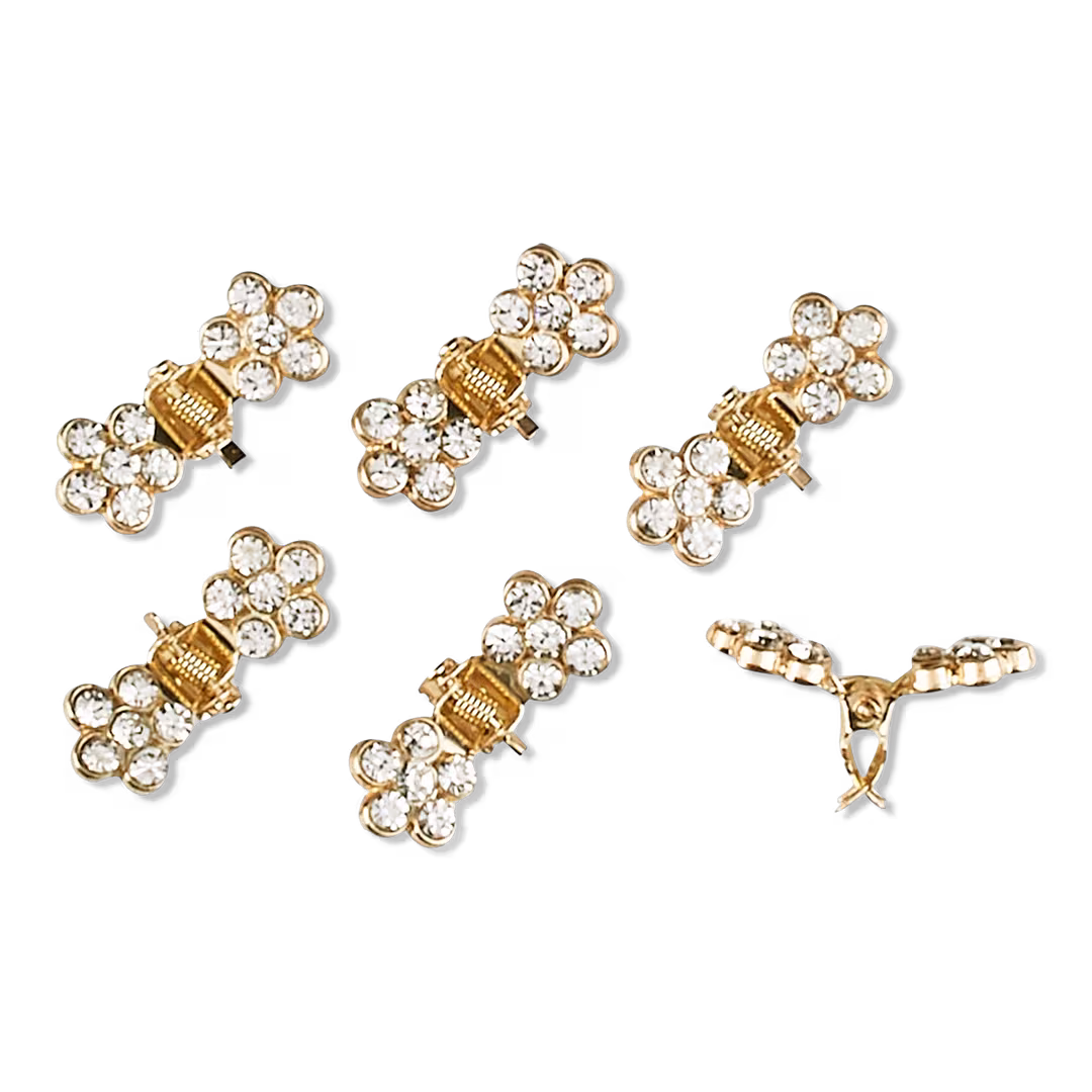 Conair Accessories  Mini Crystal Claw Clip Set
