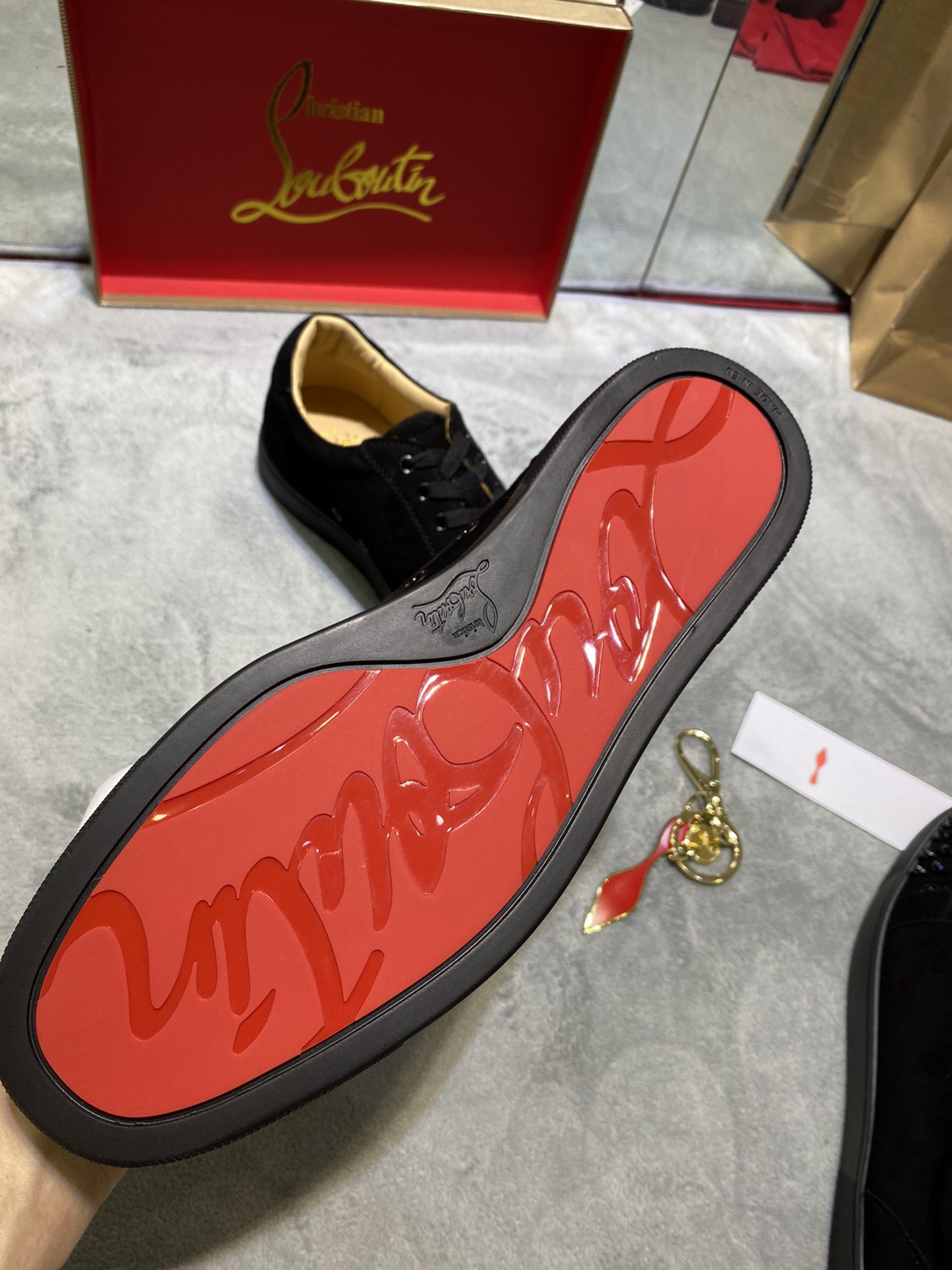 Christian Louboutin Louis Junior Spikes - CCSHOES