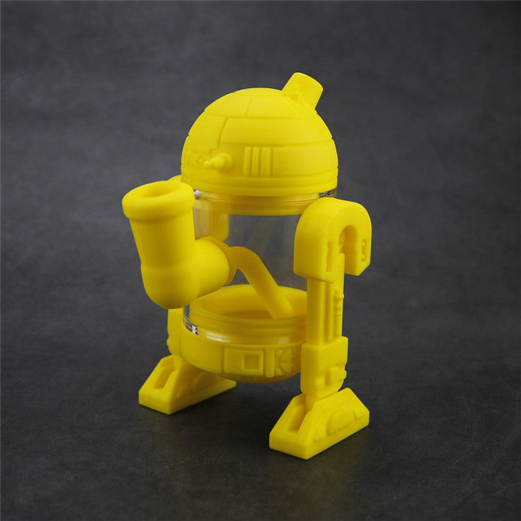 5 Glow In The Dark Silicone Dab Rig (Random Color)