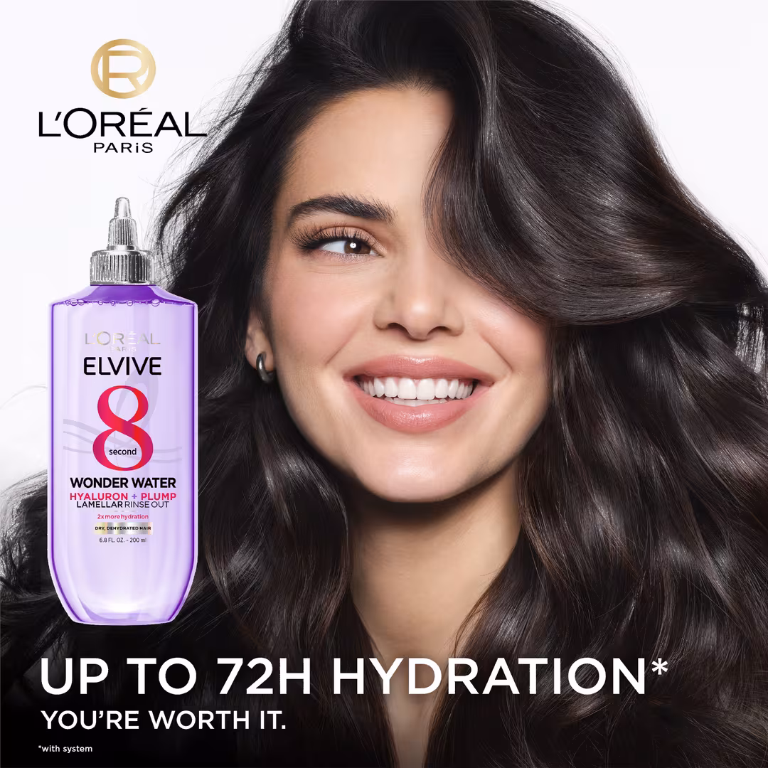 L'Oréal Paris  Elvive Hyaluron Plump Flash Hydration Wonder Water