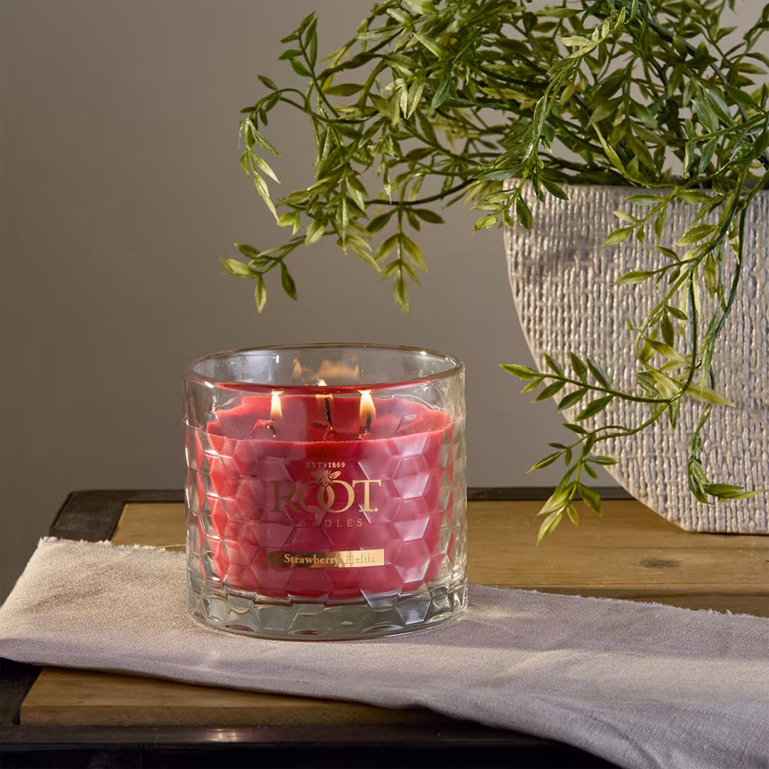Root Candles  Legacy Collection Luxury Scented Candle - Strawberry Fields