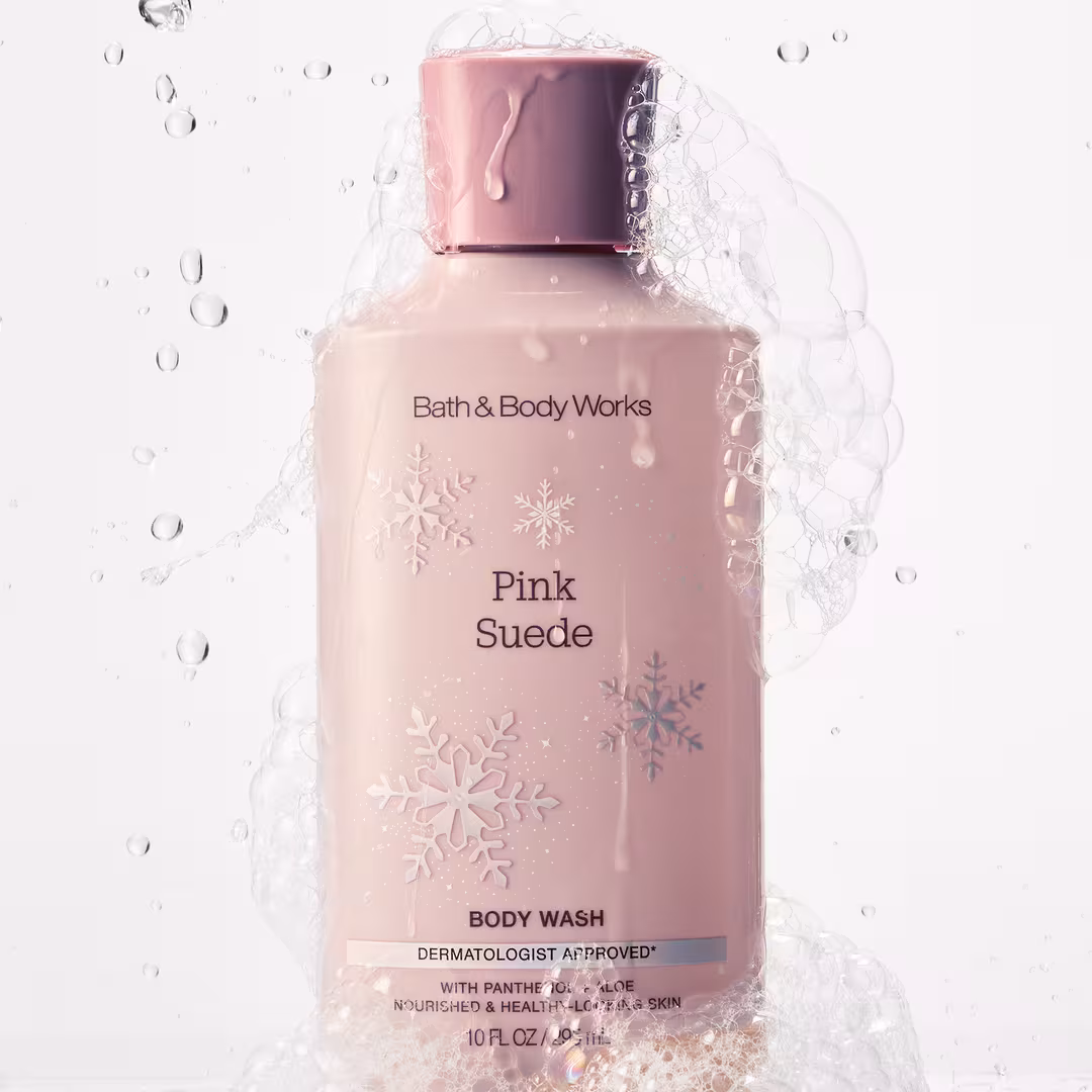 Bath & Body Works  Pink Suede Nourishing Body Wash