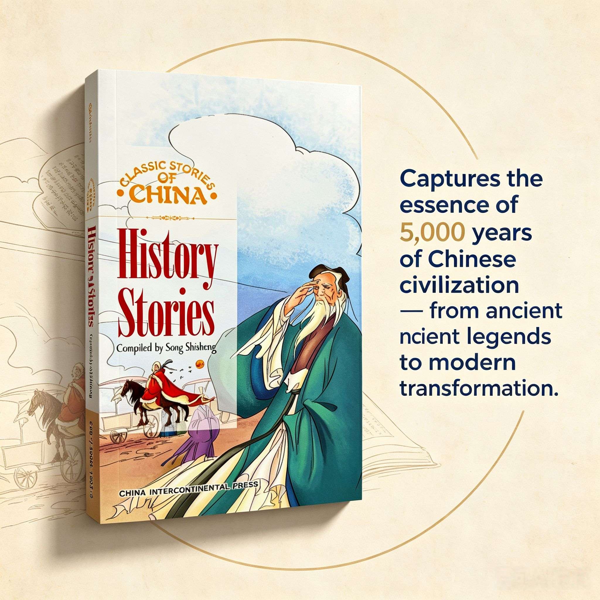 History Stories (Classic Stories of China Series) – Chinese History Book in English, Illustrated Ancient Tales & Cultural Legends