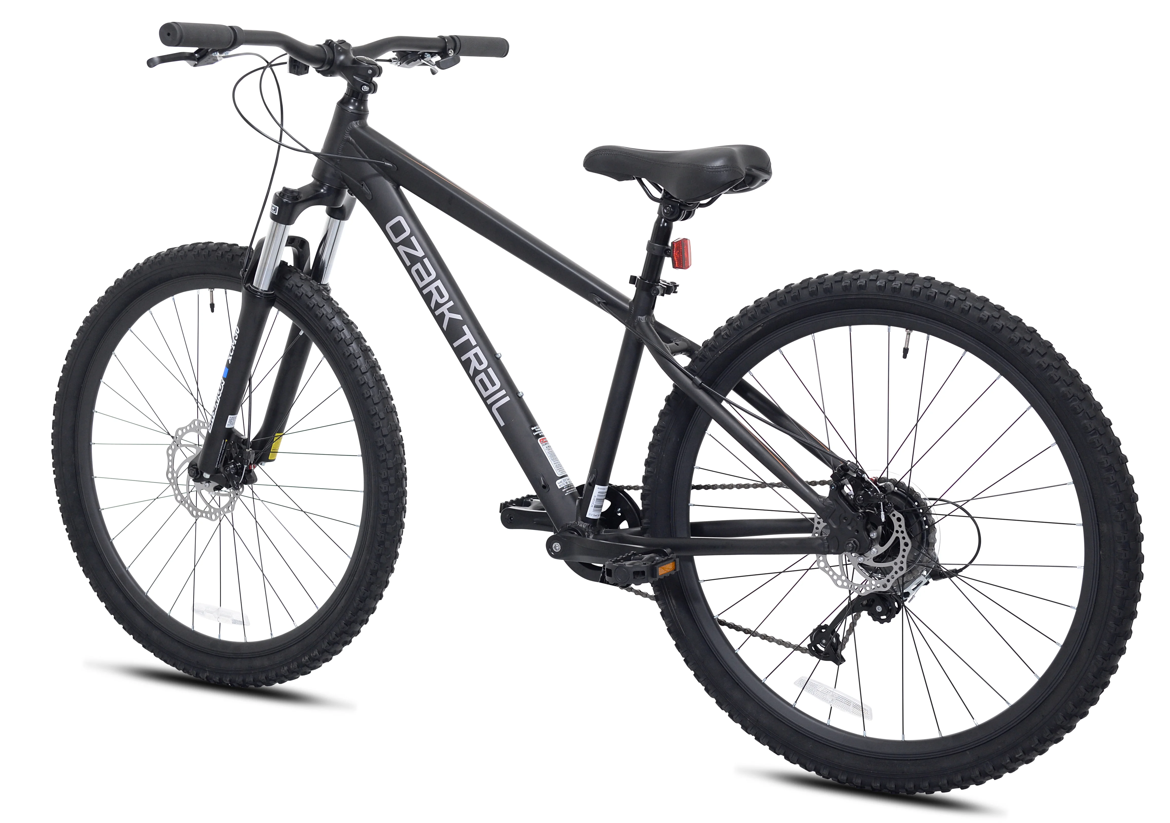 Ozark Trail 27.5" Vibe Mountain Bicycle, Small Frame, Fits Riders 5'0" - 5'6", Black, Adult, Unisex