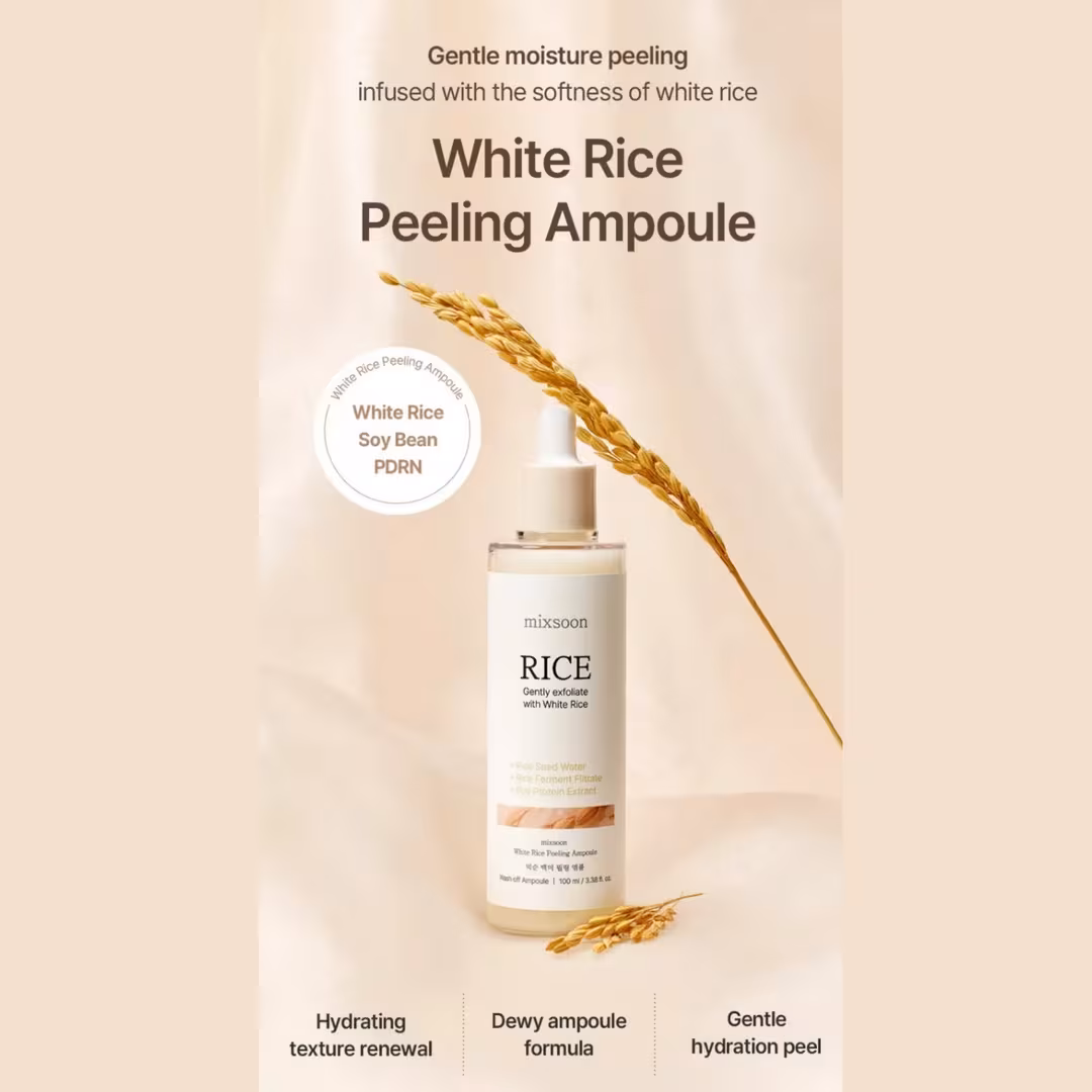 Mixsoon  White Rice Peeling Ampoule