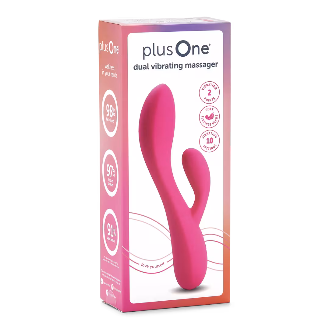 plusOne  Dual Vibrating Massager