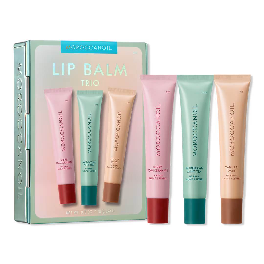 Moroccanoil  Lip Balm Trio - Argan Butter Lip Balm Set