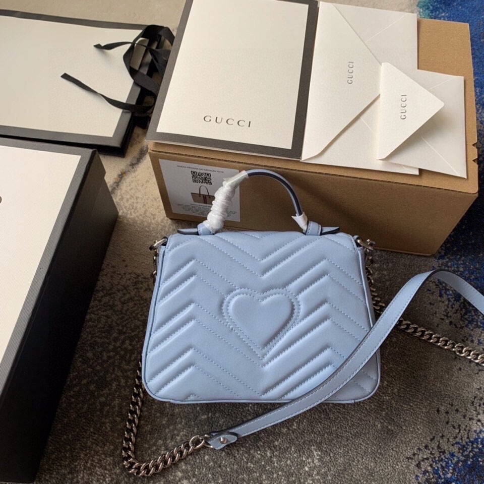 Gucci GG MARMONT MINI TOP HANDLE BAG 547260