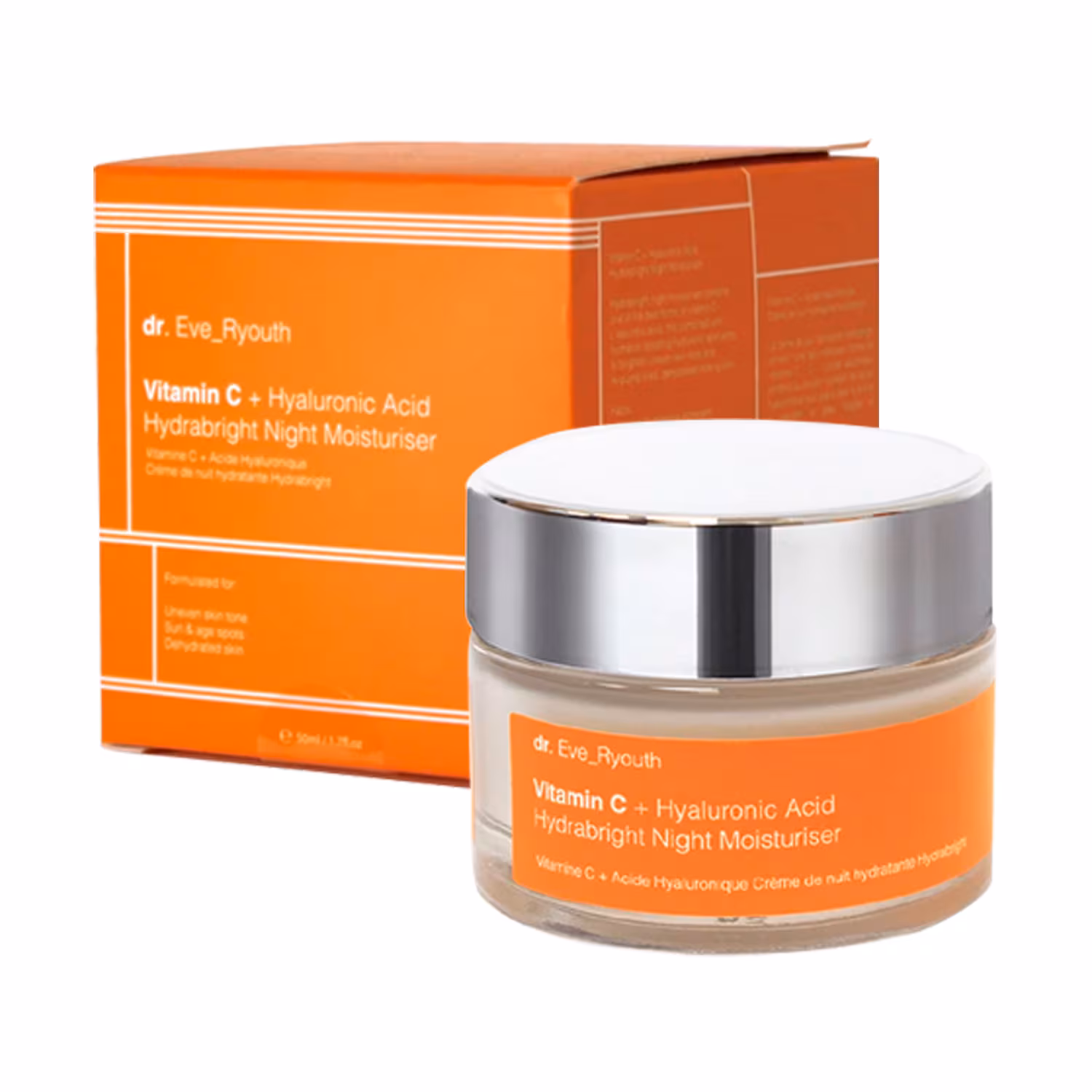 Vitamin C + Hyaluronsäure Hydrabright Nachtcreme