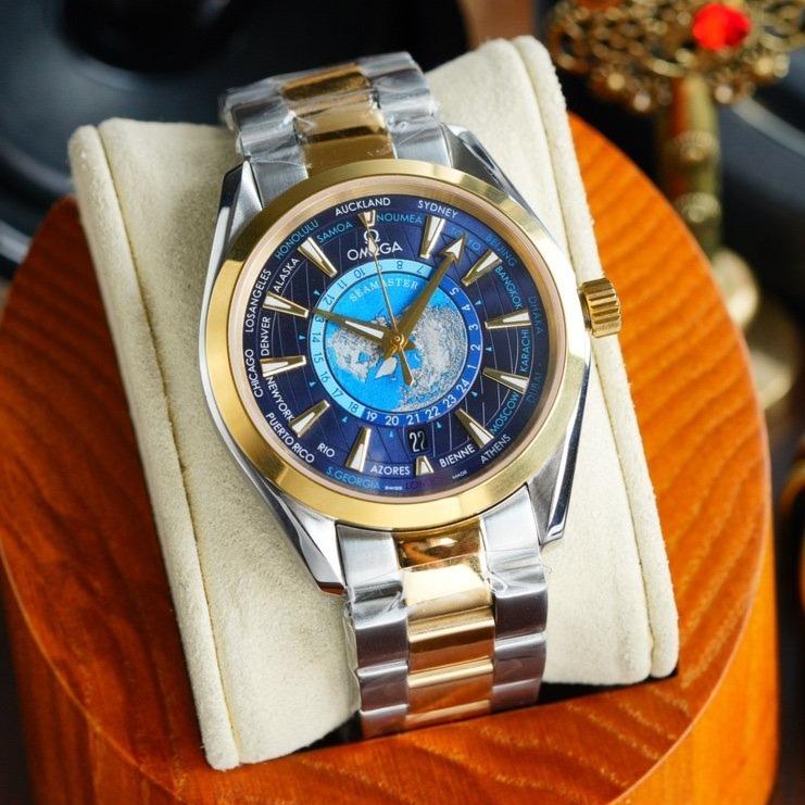 Omega Watch SEAMASTER AQUA TERRA 150M WORLDTIMER TWO TONE