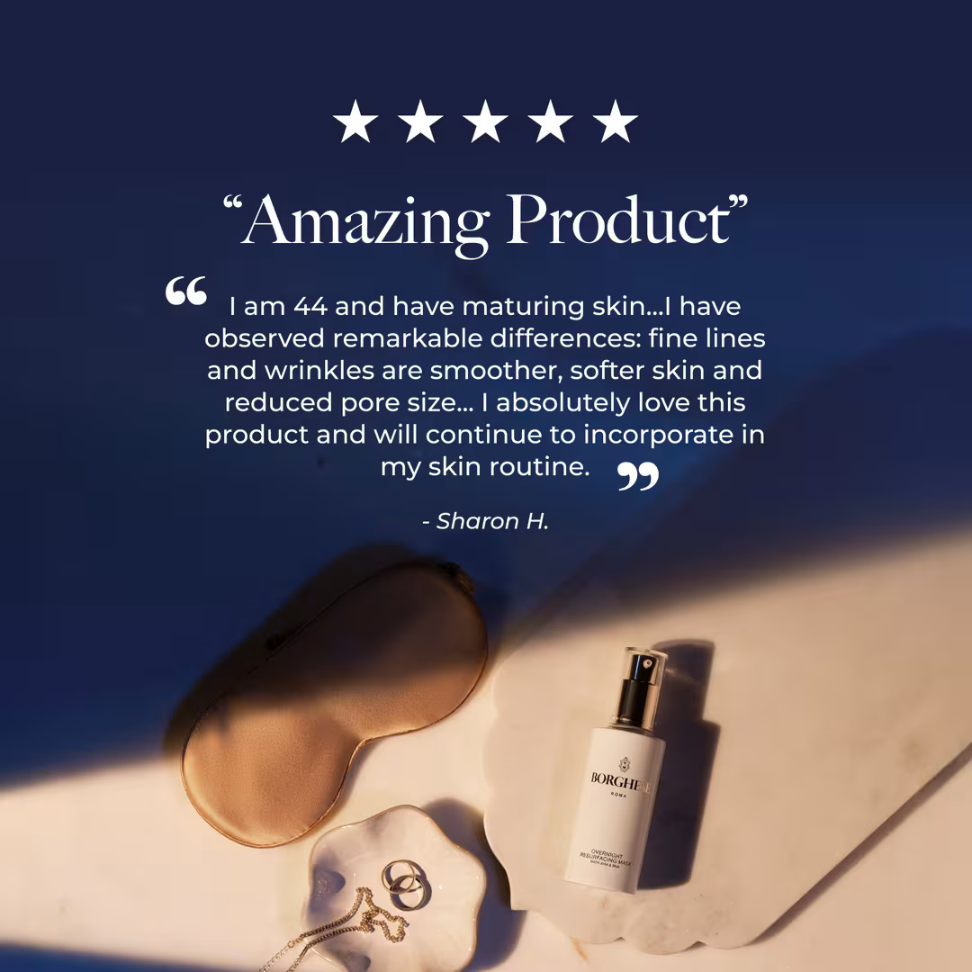 Borghese  Overnight Resurfacing Mask with AHA & BHA