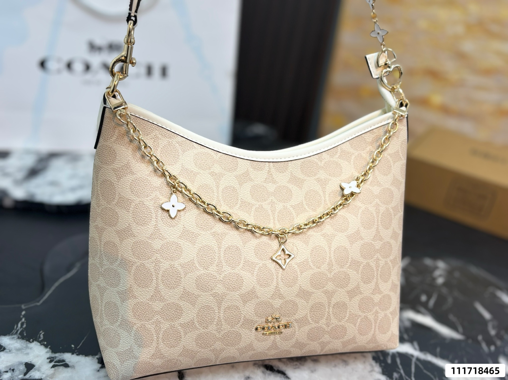 Coach Laurel Chain Wave Bag