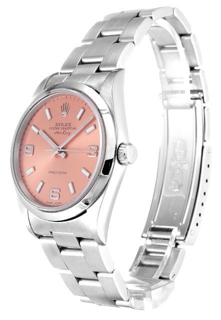 Rolex Air-King Pink Quarter Arabic 14000