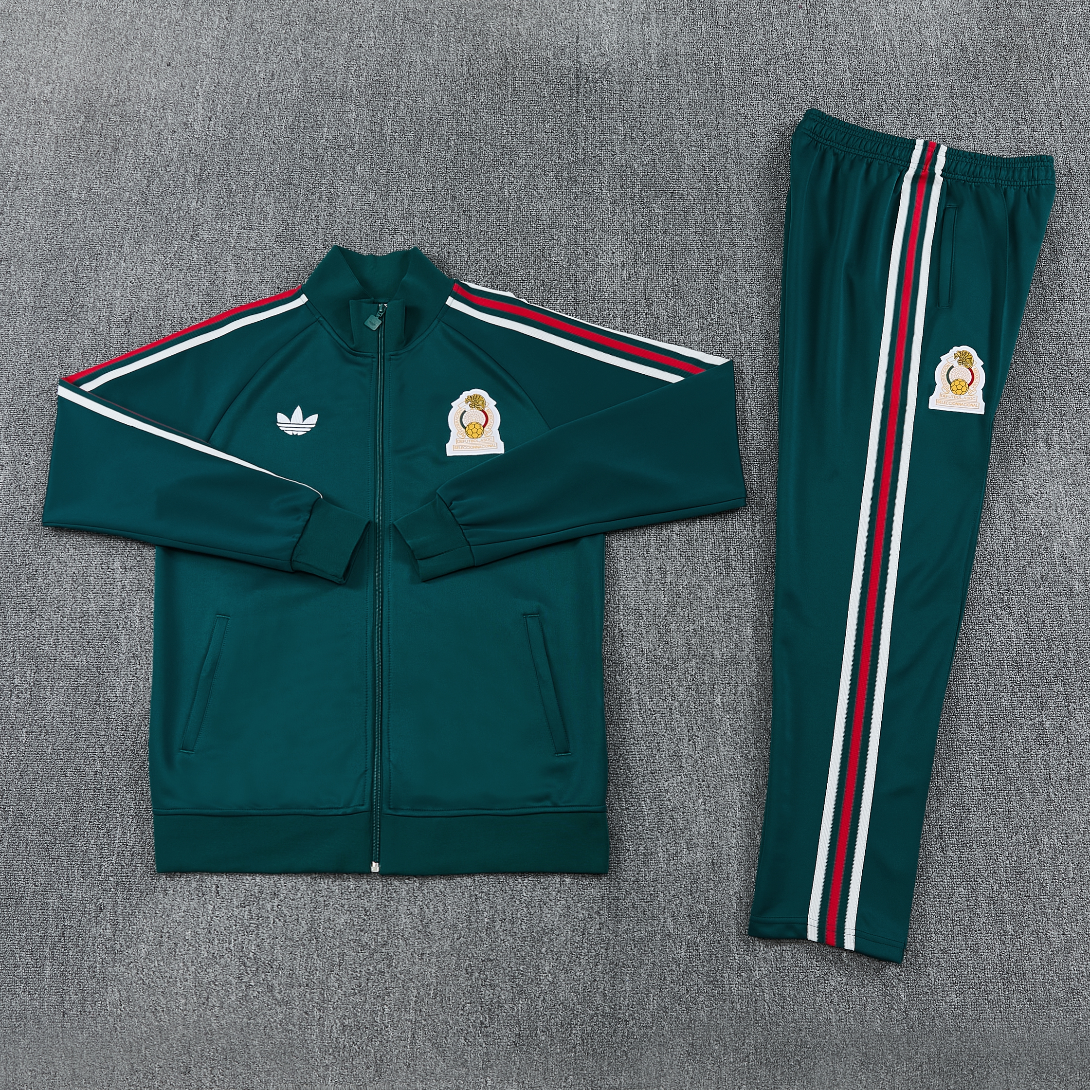 2026/2027 Mexico Full Zipper Training Suit (Adult Set)