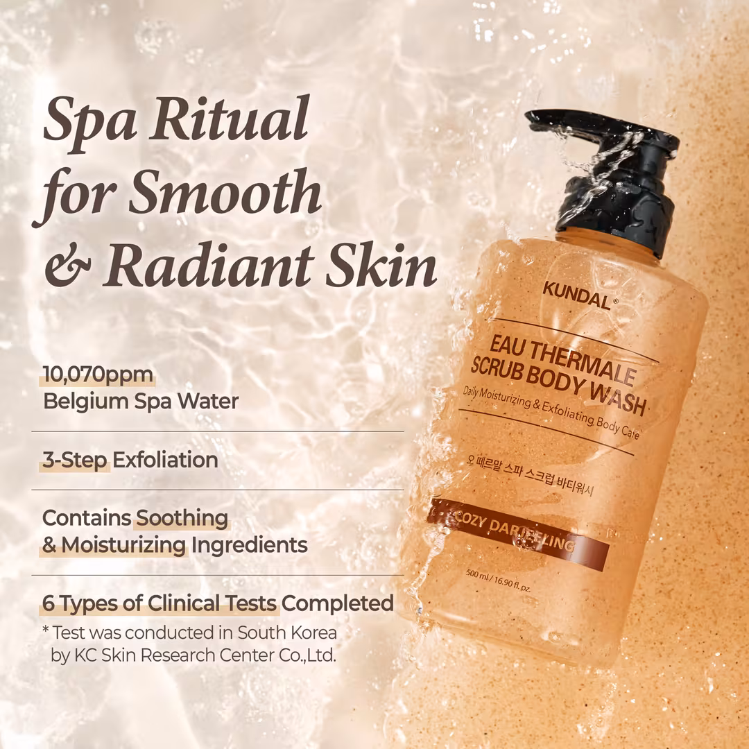 KUNDAL  Eau Thermale Scrub Body Wash
