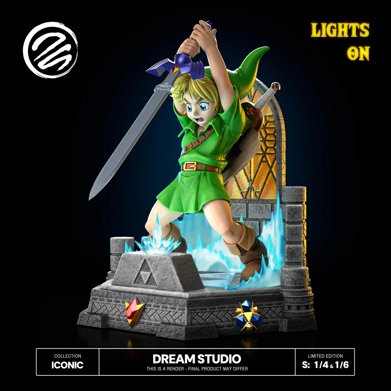 The Legend of Zelda - Young Link Sword | 1:6/1:4 Resin Statue | by Dream Studio